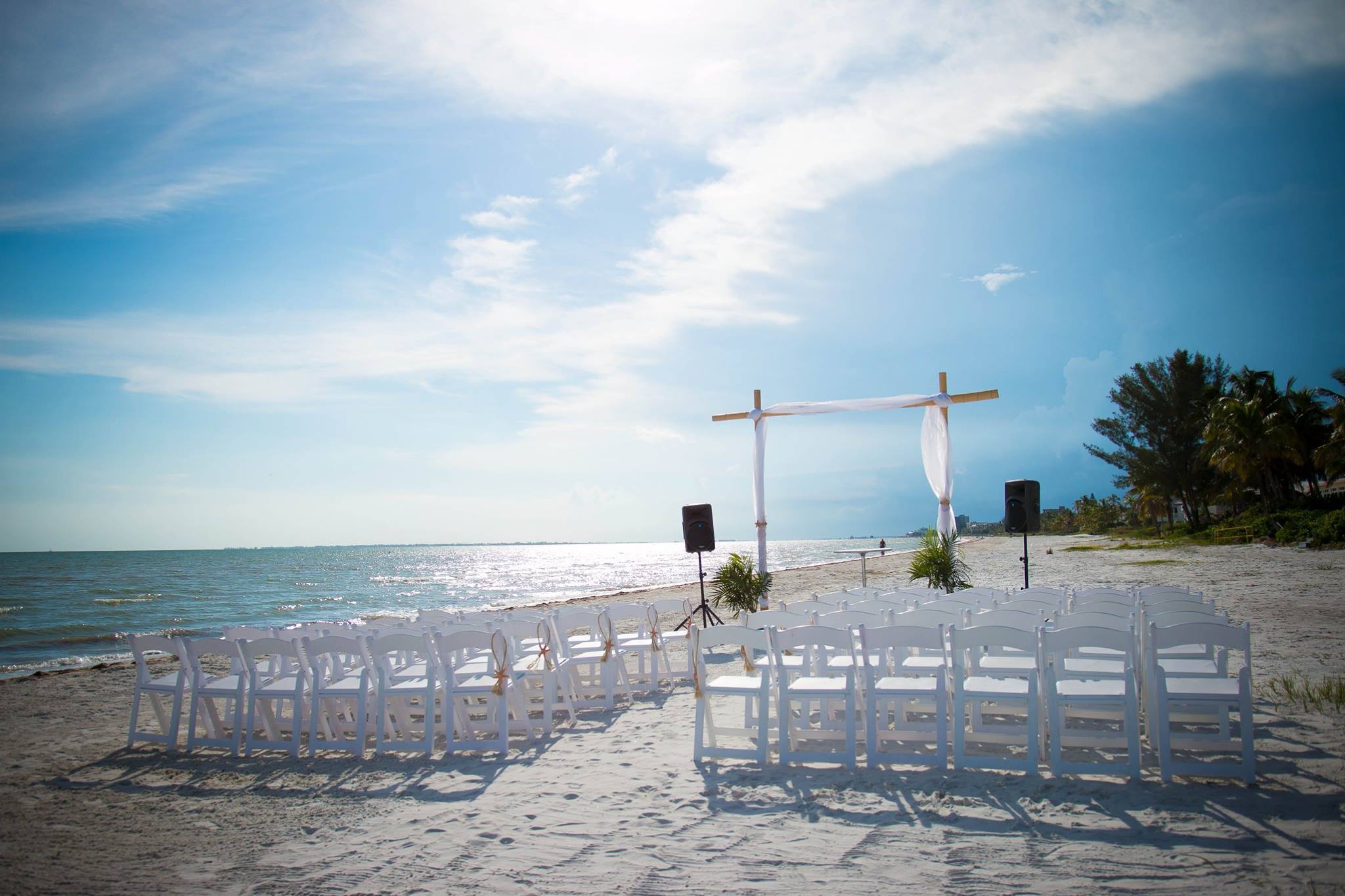 wedding beach chairs